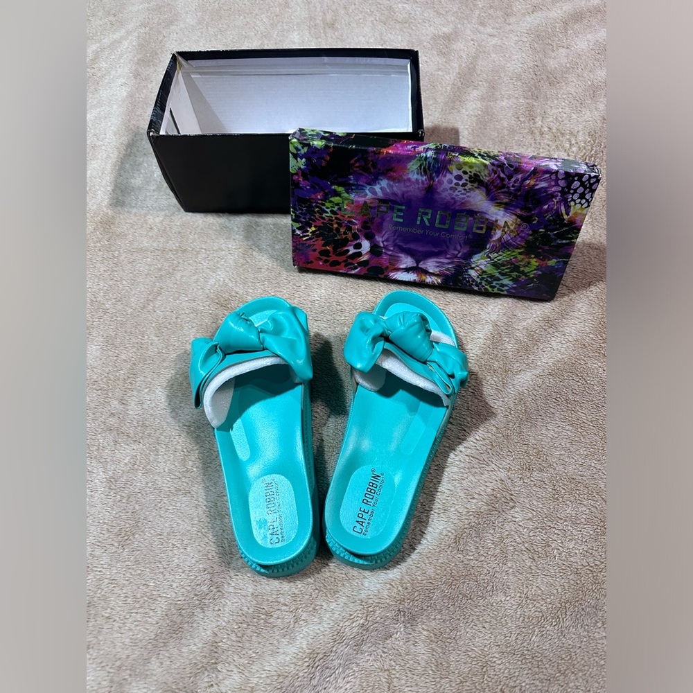 Cape Robbin Sandals - Teal